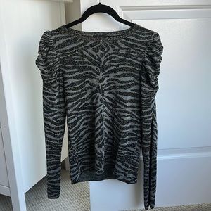 Express animal print sweater